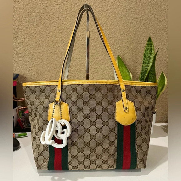 Gucci Handbags - Gucci Small Canvas Tote